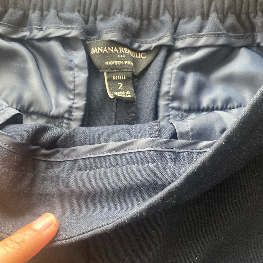 Banana Republic Hayden Blue Trousers
